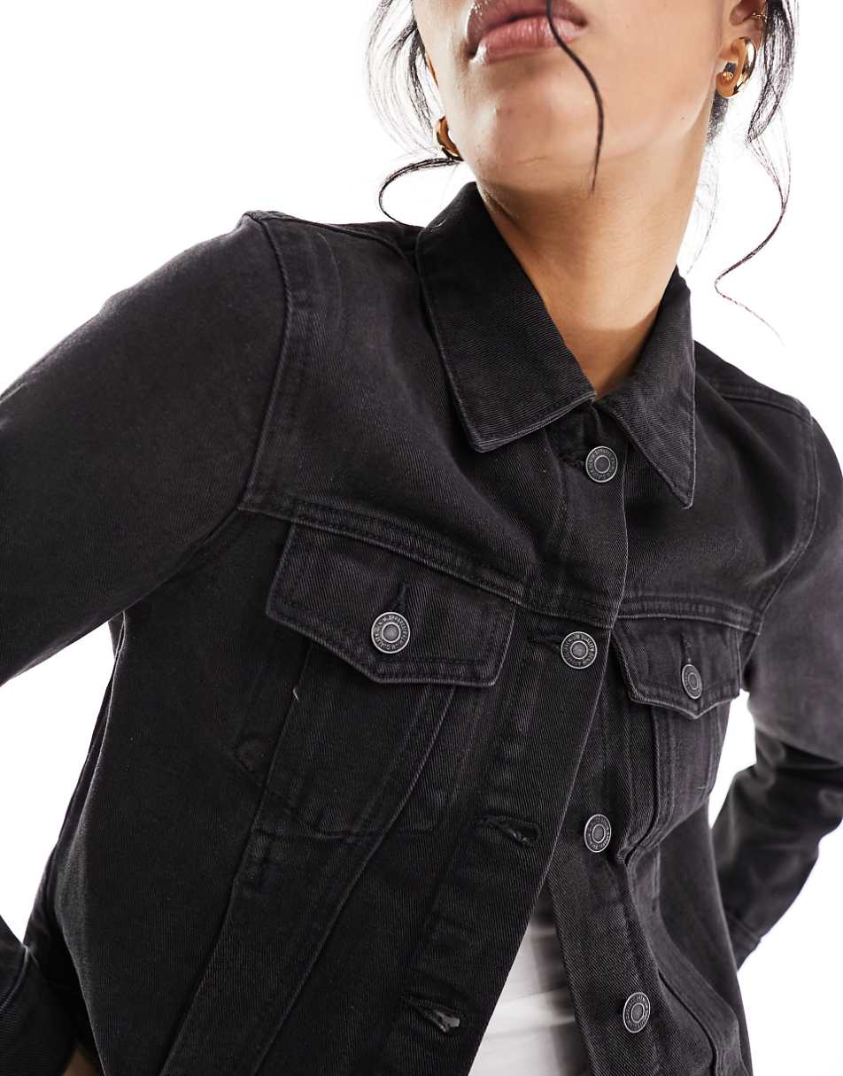 Vero Moda denim jacket in washed black