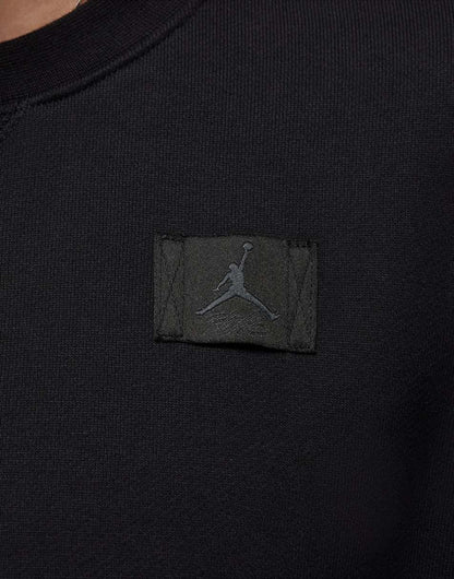 Jordan flight fleece sweatshirt in black