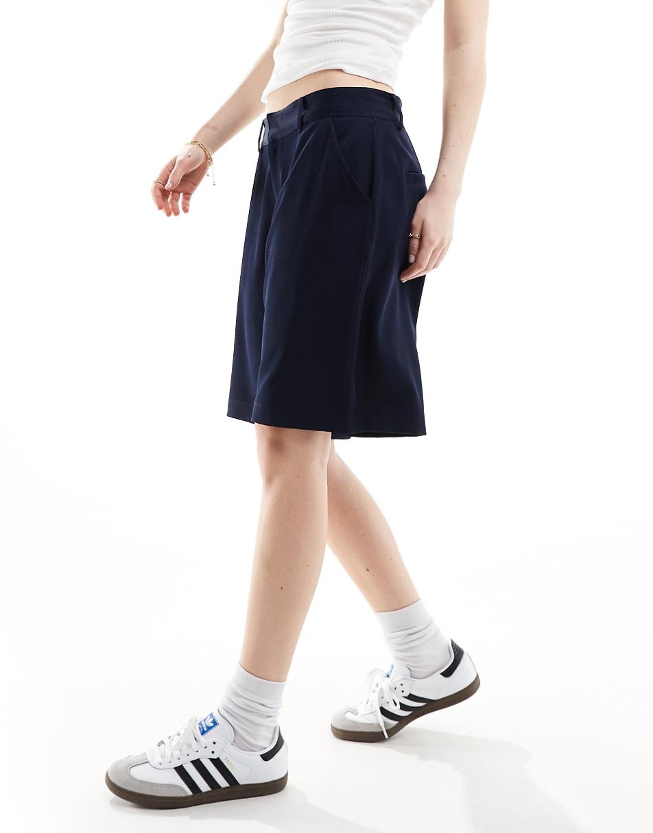 Sixth June Tailored long shorts in navy