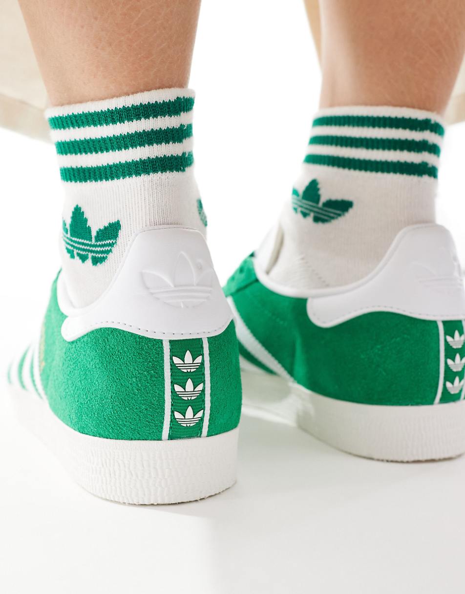 adidas Originals Gazelle sneakers in green