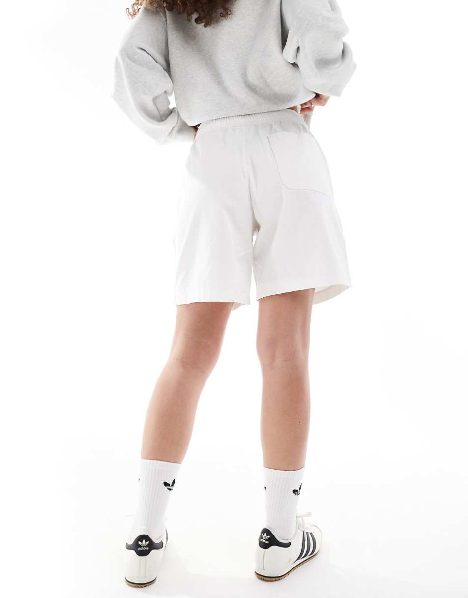 adidas Originals Olympics unisex shorts in white