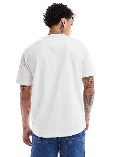 adidas Originals unisex graphic print t-shirt in white