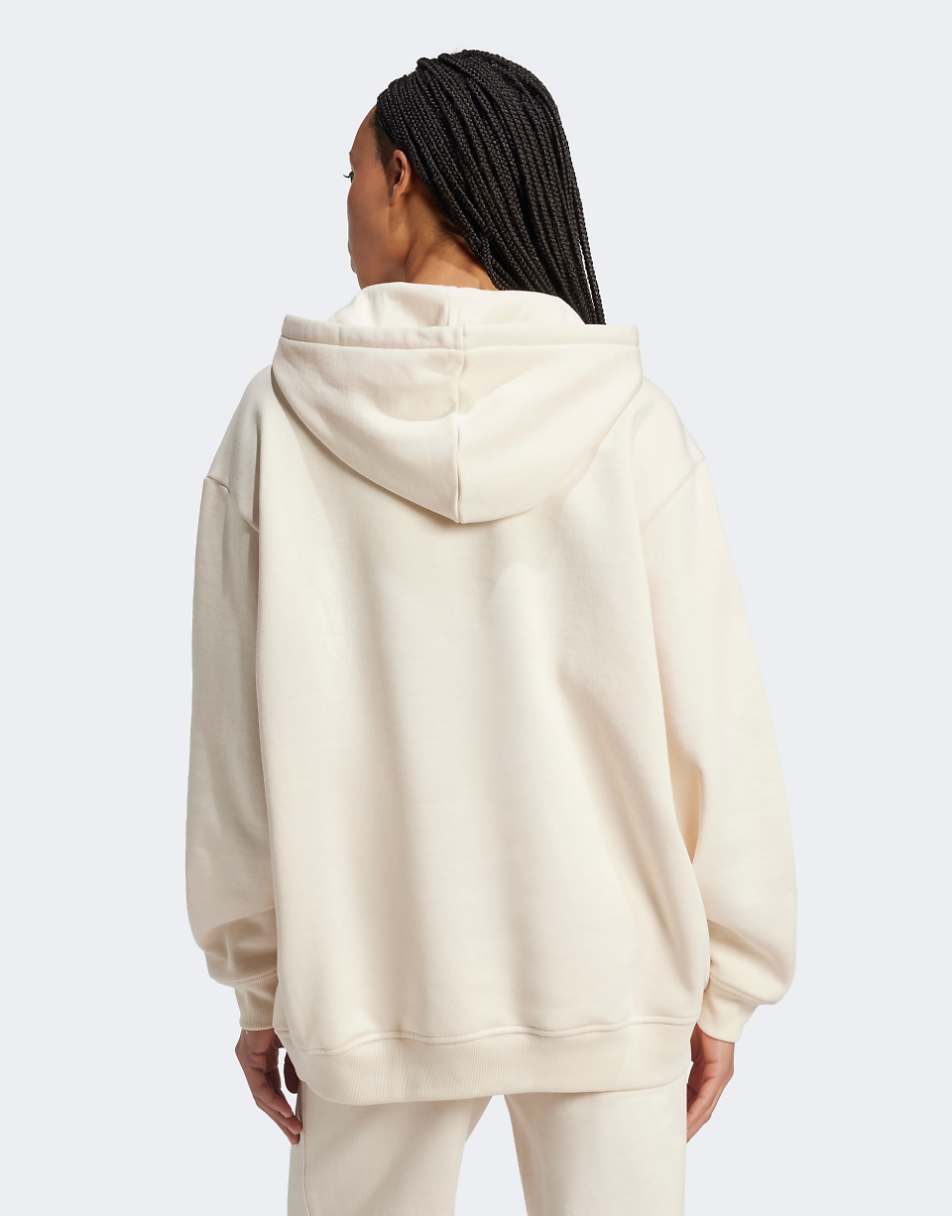 adidas Originals Essentials oversized hoodie in beige