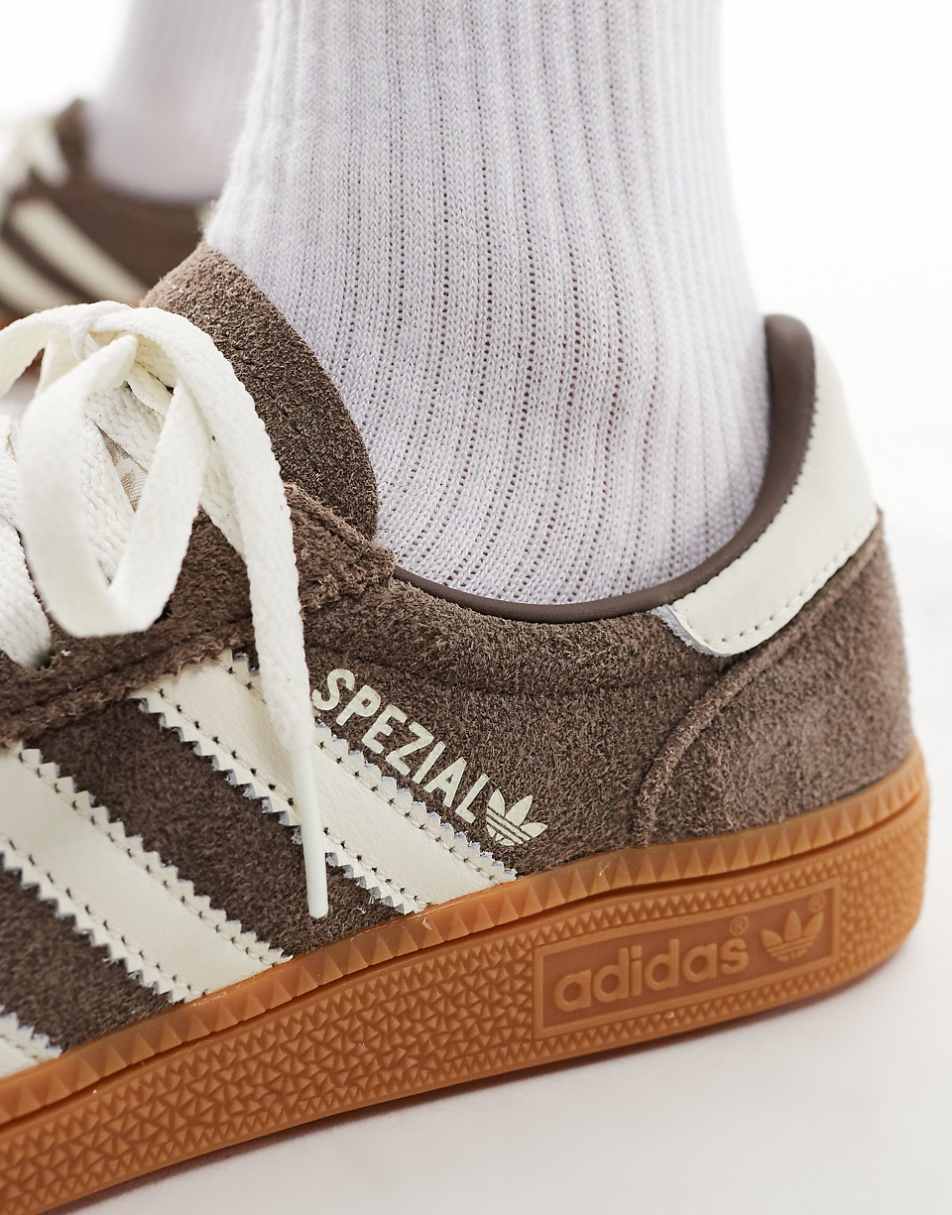 adidas Originals Handball Spezial sneakers in brown and white