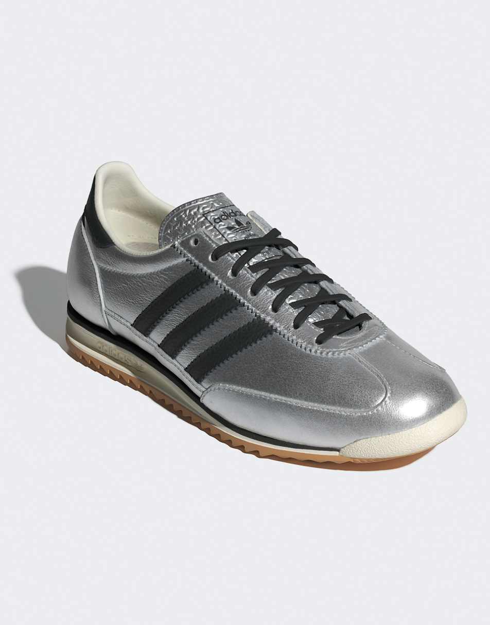 adidas Originals SL 72 OG sneakers in silver and black