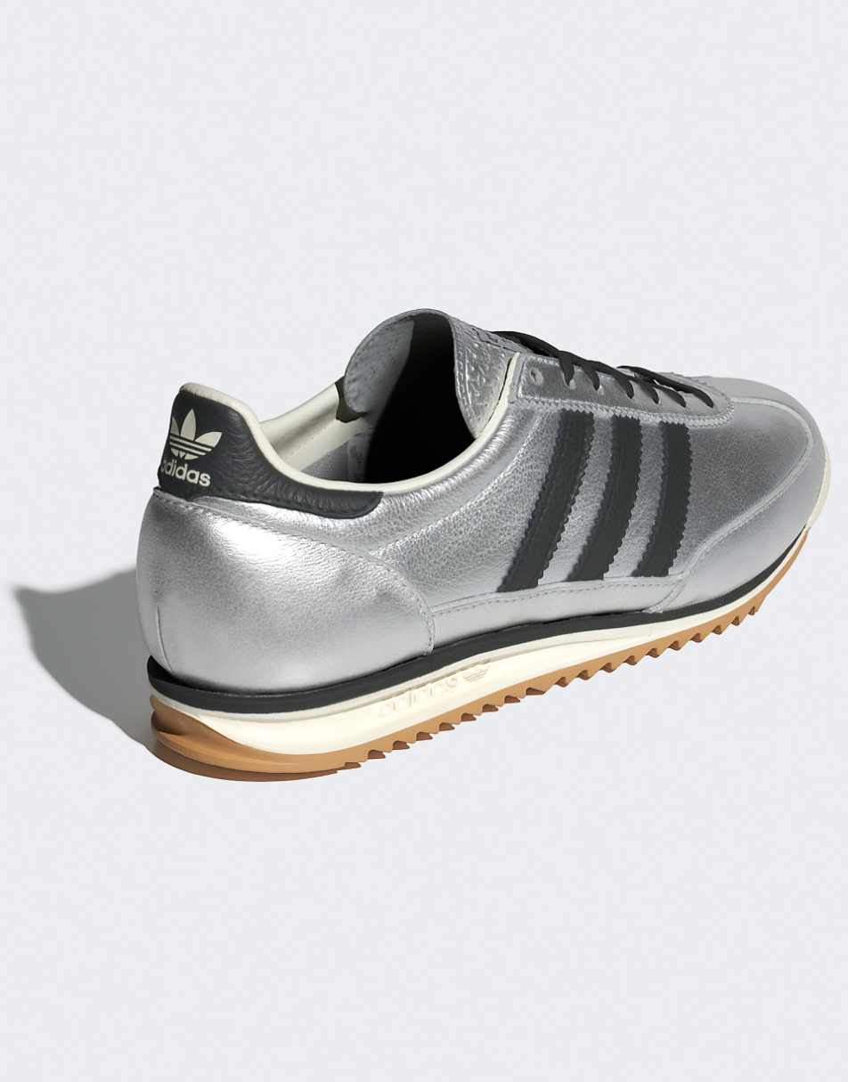 adidas Originals SL 72 OG sneakers in silver and black