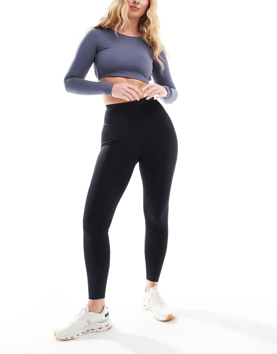 ASOS 4505 Hourglass Icon bum sculpt gym legging in black