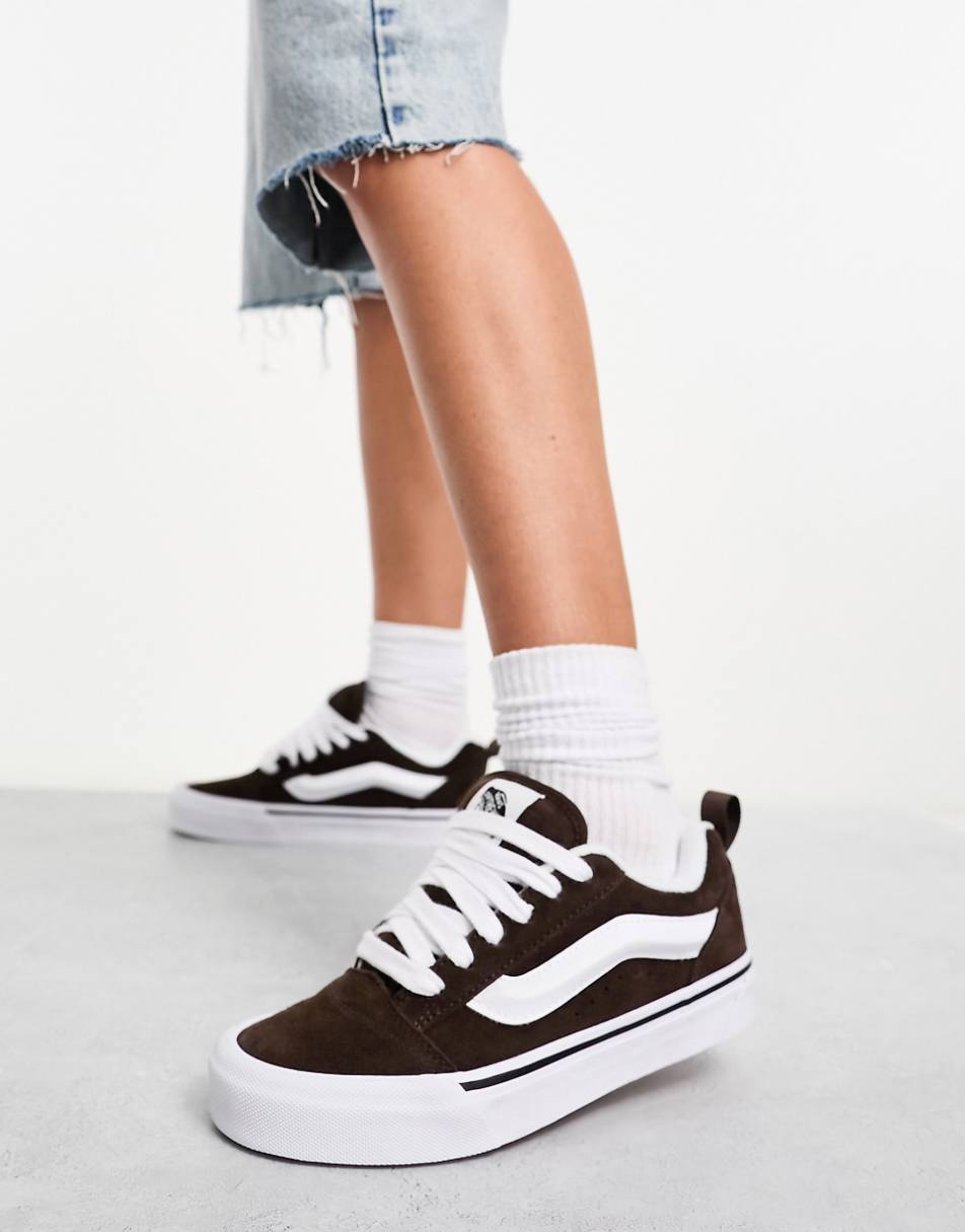 Vans Knu Skool sneakers in brown