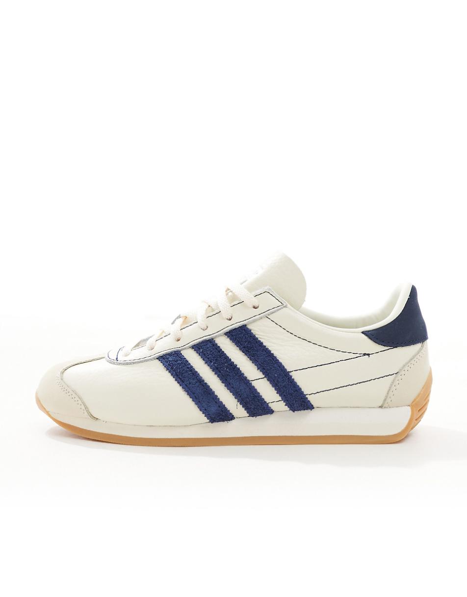 adidas Originals Country OG sneakers in white and navy