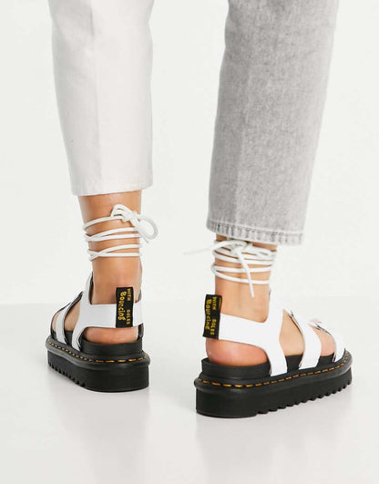 Dr Martens Nartilla sandals in white